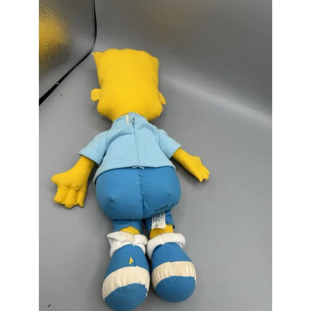 Vintage 1990 Bart Simpson Plush Doll 16” Fox Matt Groening Toy